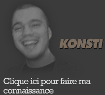 Moi c'est Konsti, enchanté de faire ta connaissance Moi c'est Konsti, enchanté de faire ta connaissance